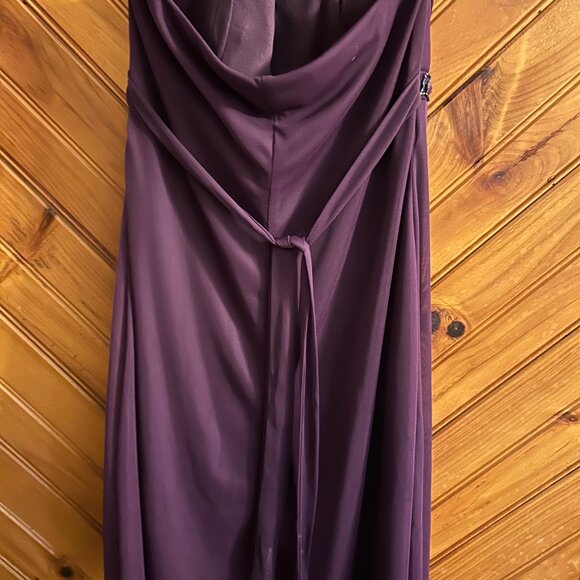 City Triangle Dark Purple Party Dress, Size Medium - Picture 6 of 8